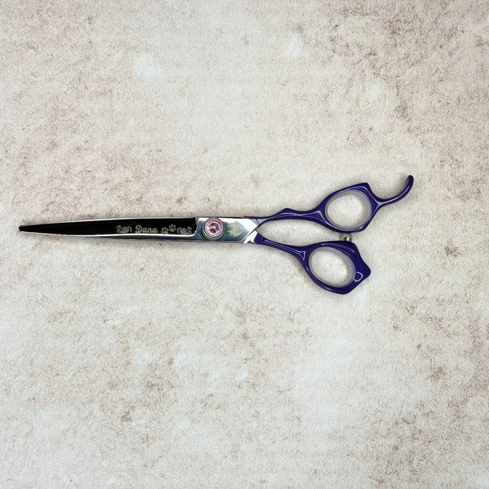 Freebird Grooming Shears Set: 6 Thinning, 7 Straight, 6.5 Curved Case - Picture 3 of 10